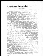 Clywsoch ddywedud - y fersiwn wreiddiol 1952 - 1953